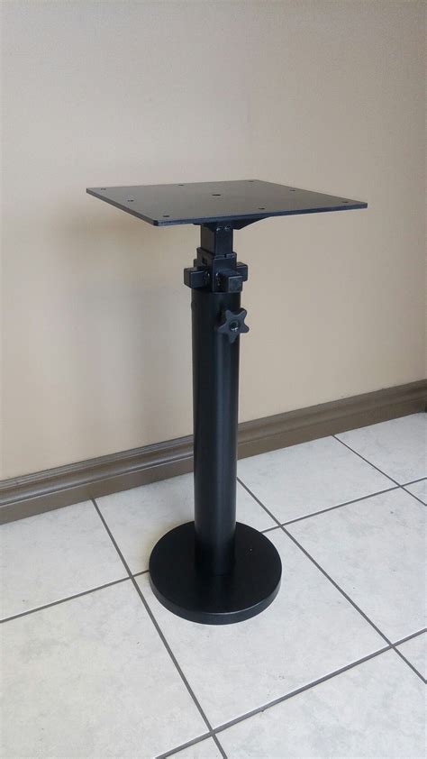 Heavy-duty Metal Adjustable Height Table Bases - balustradellc