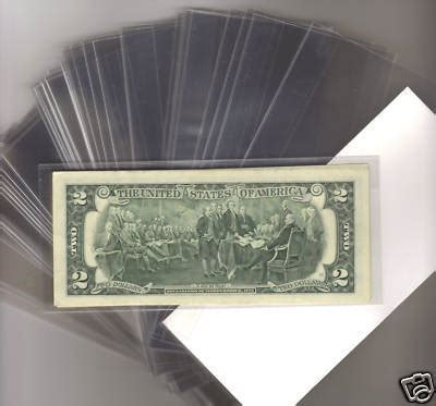 Heavyweight Mylar Currency Holders - SAFE Collecting Supplies - balustradellc