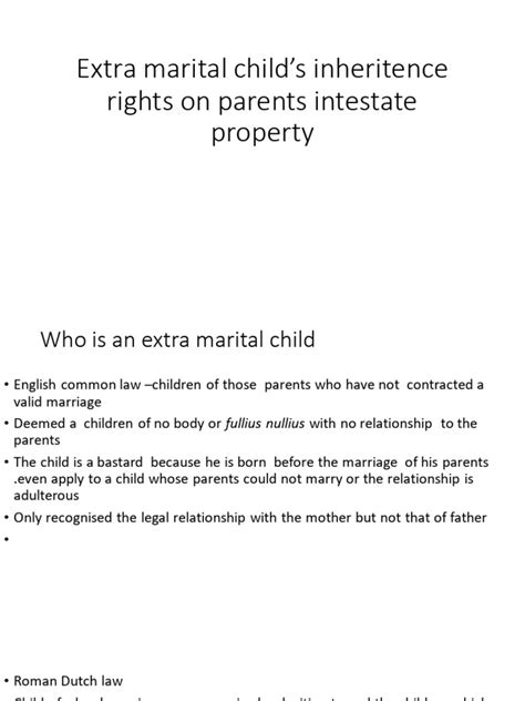 Heirs and inheritance (Part 3): Rights of illegitimate children when ... - balustradellc