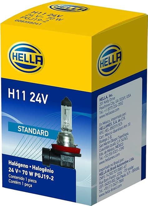 HELLA H1 24V Standard Halogen Bulb, 70W