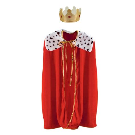 HENBRANDT Children’s Long Red King Robe Royal Cape for King …