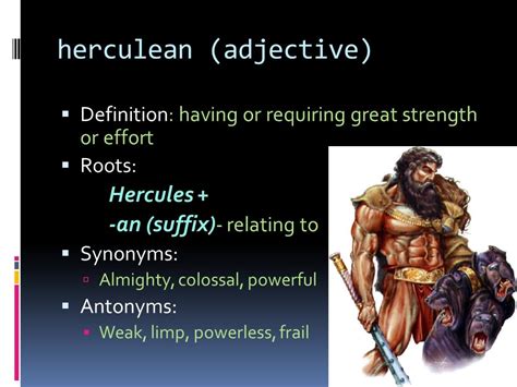 HERCULEAN (adjective) American English definition and …