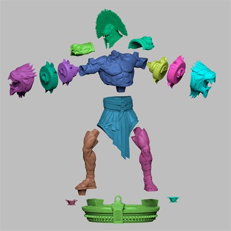 Hercules Statue STL File for 3D Printing | Greek Mythology Sculpture ... - muktibox.com