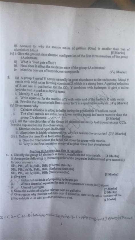 Here are several chemistry questions: SECTION-A Which ... - Filo - wintechmobiles.com