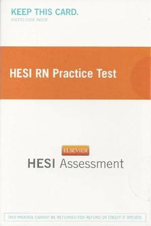 HESI RN Practice Test Access Code
