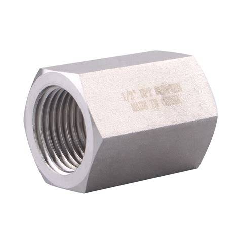 Hex Coupling 1/2" FNPT NAILOK NHC-8N SS316 - Shop - raincitystudios.com