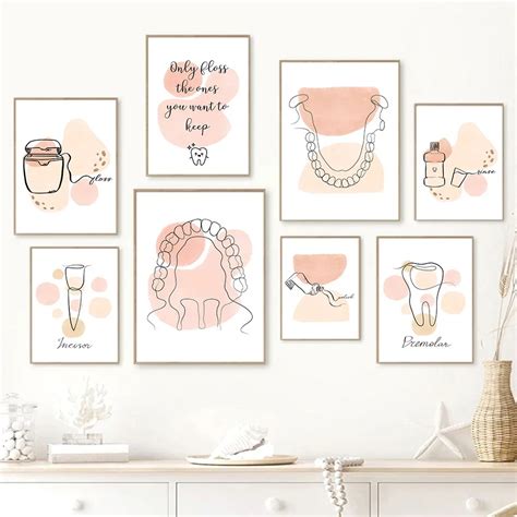 Hiasan Dinding Teeth Oral Health Dentist Surgery Tools Dekorasi Ruang ... - balustradellc