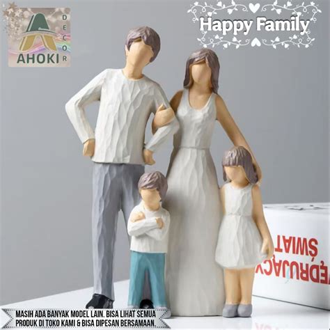 Hiasan rumah dekorasi / patung family - Shop - balustradellc