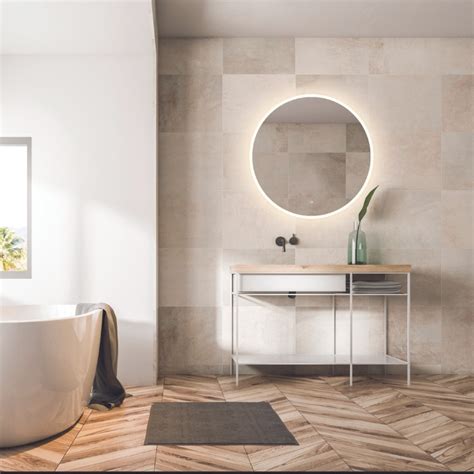 HIB Sphere 60 LED Bathroom Mirror Sanctuary Bathrooms