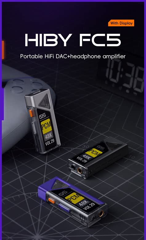 HiBy FC5 Portable DAC & Headphone Amplifier – Addicted To Audio - balustradellc