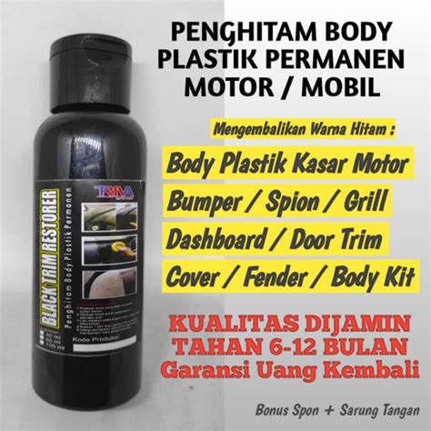 HIGEMURA Black Restorer Penghitam Body Motor Mobil Trim Plastik ... - raincitystudios.com