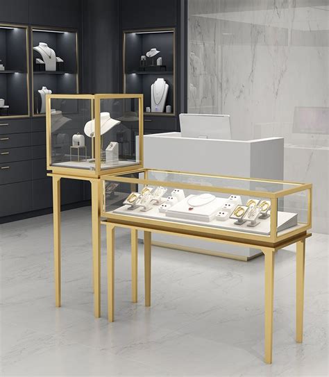 High end jewelry store musume display showcase - balustradellc