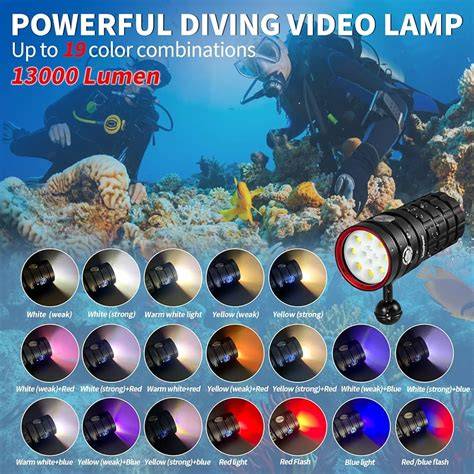 High Lumen Underwater Lights for Photography - Scuba - raincitystudios.com
