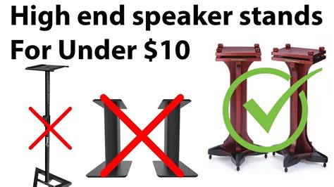 High Performance Speaker Stands for Less than $10 - balustradellc