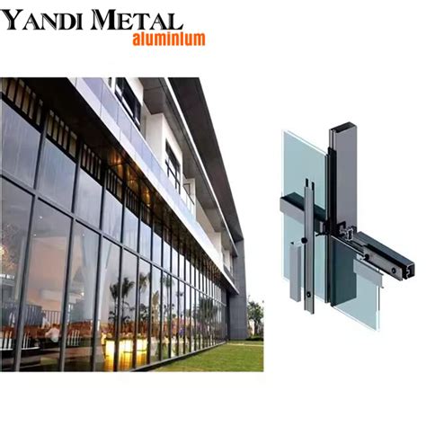 High Quality Modern Tempered Glass Building Exterior Curtain Walls ... - balustradellc