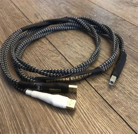 High- End USB A/B mkII (made using vintage Western Electric cable ) ... - balustradellc