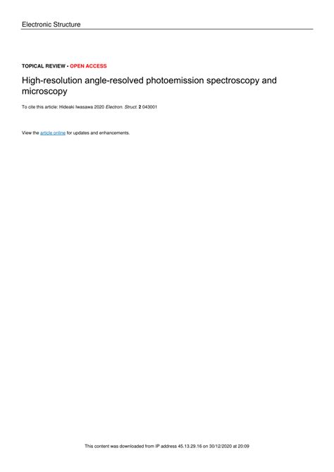 High-resolution angle-resolved photoemission spectroscopy and ... - wintechmobiles.com
