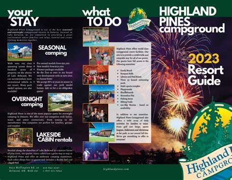 Highland Pines Resort - Online Reservations - Site … - raincitystudios.com
