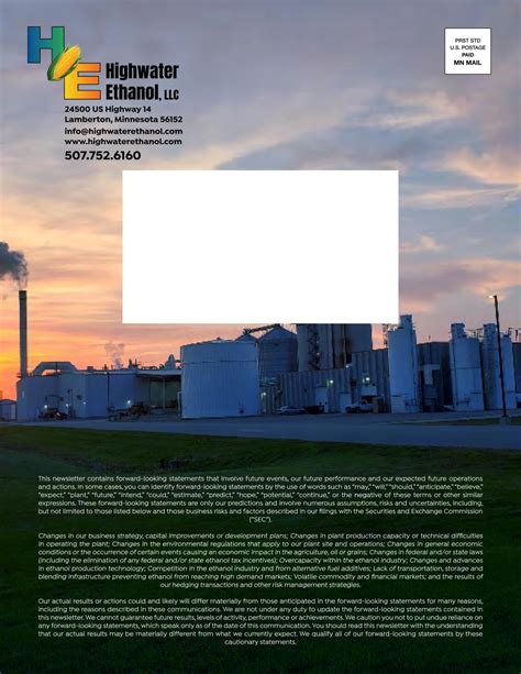 HIGHWATER ETHANOL, LLC - sec.gov