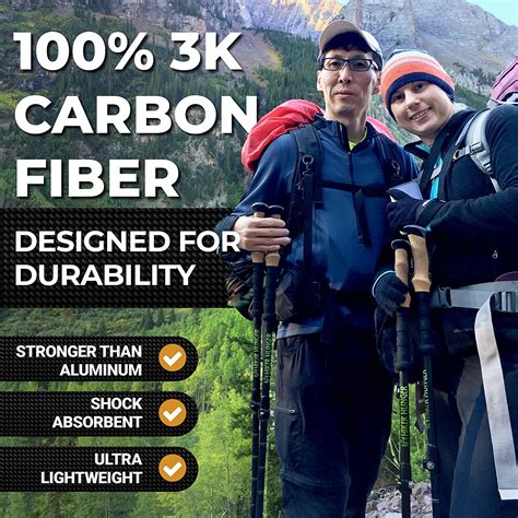 Hiker Hunger Carbon Fiber Trekking Poles - balustradellc