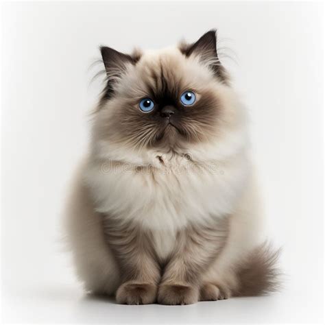 Himalayan cat baby: The chest is deep and wide