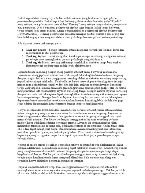 Hipnosis Klinis dalam Psikoterapi: Mengapa Efektif dan Layak ... - balustradellc