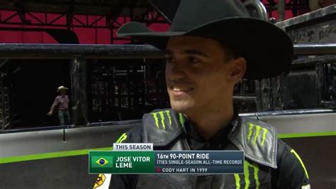 HISTORIC RIDE: Jose Vitor Leme rides Woopaa for 97.75 points