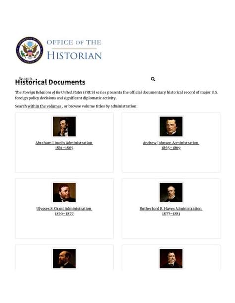 Historical Documents - Office of the Historian - balustradellc