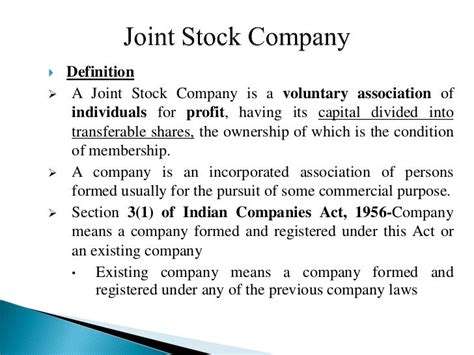 History and Definition of Joint Stock Companies - Scribd - wintechmobiles.com