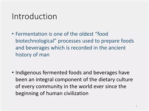 History and Dietary Cultures of Indigenous Fermented Foods and ... - wintechmobiles.com
