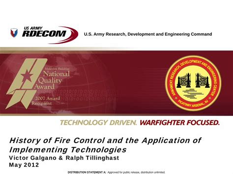 History of Fire Control and the Application of Implementing Technologies - wintechmobiles.com