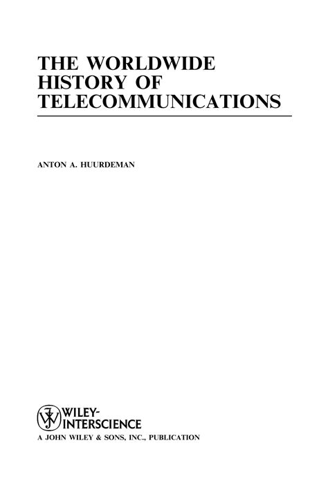 History of Telecommunications Research Papers - Academia.edu - wintechmobiles.com