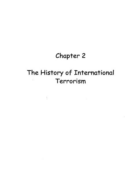 History of terrorism (Chapter 2) - Terrorism and Counterterrorism Studies - wintechmobiles.com
