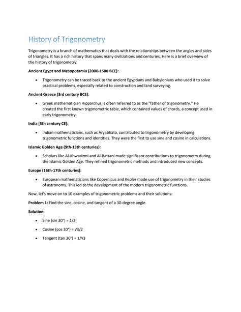 History of trigonometry - wintechmobiles.com