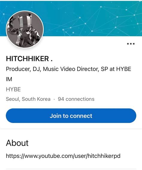 HITCHHIKER . - Synergy Superviser - HYBE LinkedIn