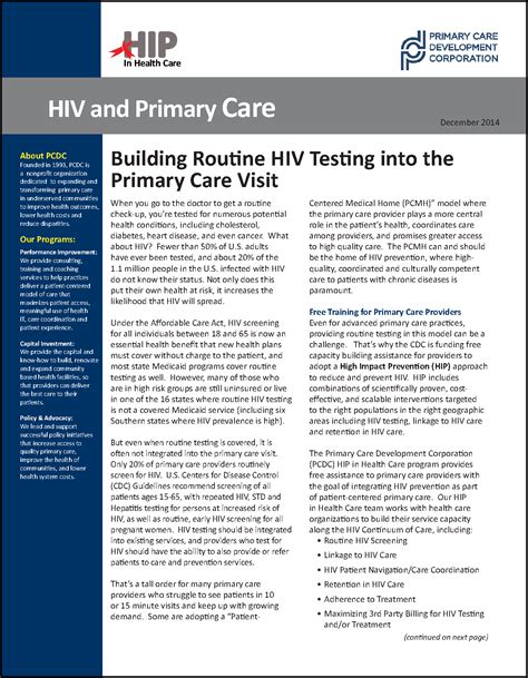 HIV risk screening in the primary care setting. Assessment of ...