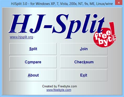 HJSplit for Windows