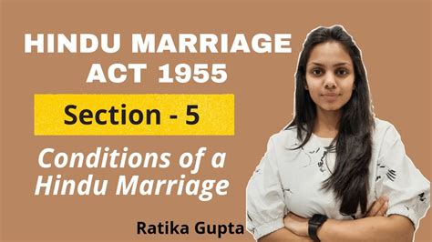 HMA Section 5 - Conditions for a Hindu marriage Devgan.in