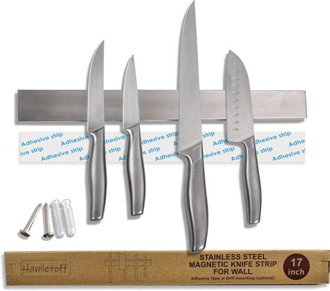 HMmagnets Premium 17 Inch Stainless Steel Magnetic Knife - balustradellc