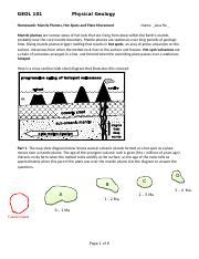 Ho Jana Geology101 HW tectonic volcanism.docx - Course Hero - wintechmobiles.com