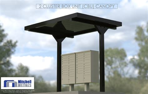 HOA Cluster Mailbox Shelters & Canopies Mitchell Metals