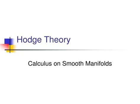 Hodge Theory: Concepts & Applications | StudySmarter - wintechmobiles.com
