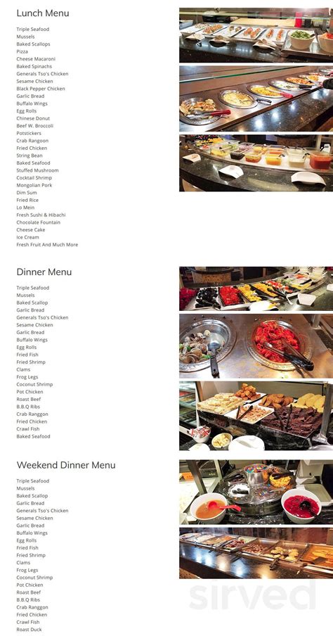 HOKKAIDO BUFFET - BLACKSBURG - chinesemenu