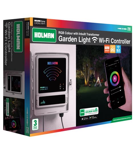 Holman Wi-Fi Garden Light Controller with RGB Colour - balustradellc