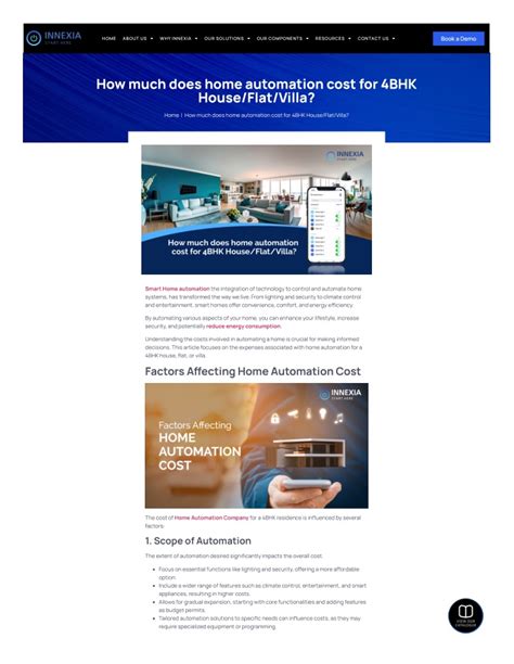 Home Automation Cost: Detailed Analysis - balustradellc