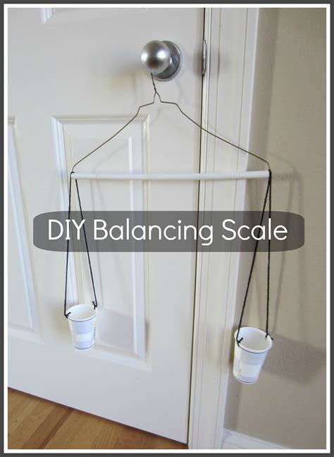 Homemade Balance Scale DIY Toddlers Preschoolers - balustradellc