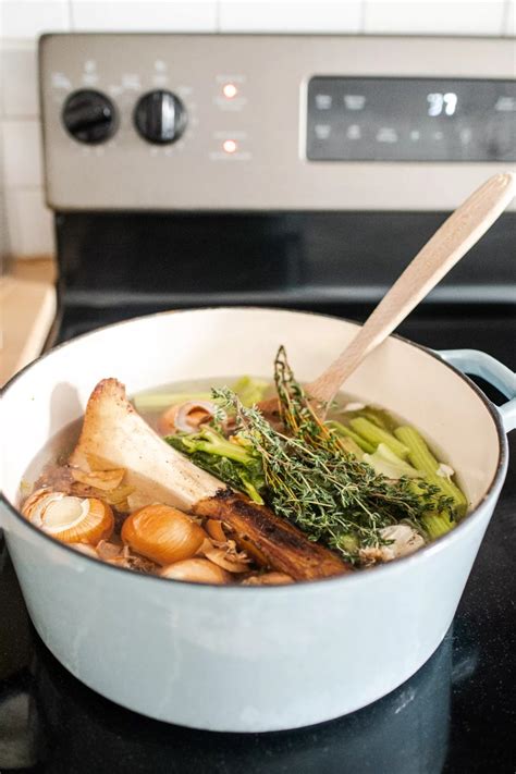 Homemade Beef Bone Broth (From Scraps!) - The Rooted Farmhouse ... - balustradellc