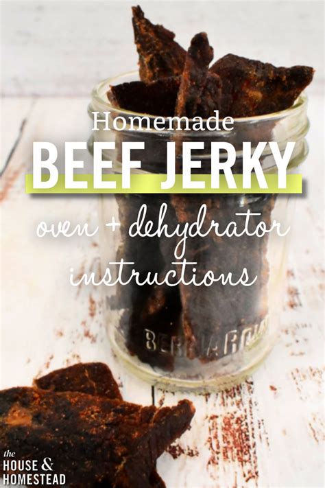 Homemade Beef Jerky Recipe (Dehydrator + Oven Instructions) - balustradellc