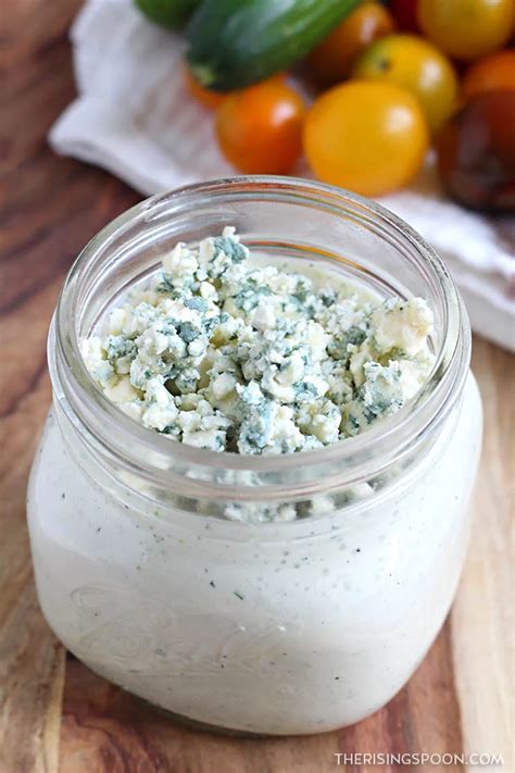 Homemade Blue Cheese Dressing - Served From Scratch - balustradellc