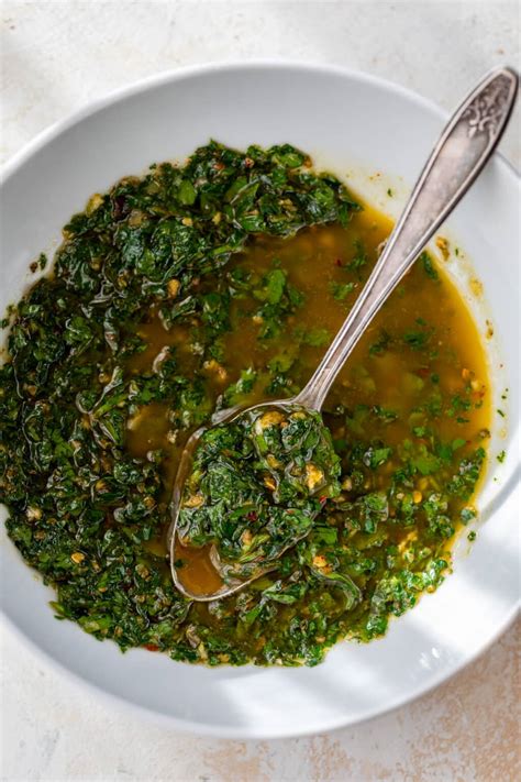 Homemade Chimichurri Sauce - The Almond Eater - balustradellc